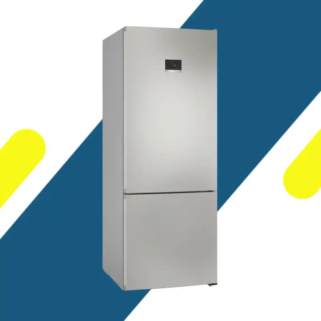 ثلاجة بوش (BOSCH) سيريس 4 فريزر سفلي 70 سم – 483 لتر صافي – تكنولوجيا VitaFresh – نوفروست بالكامل – إستانلس ستيل – موديل KGN55CIEE8