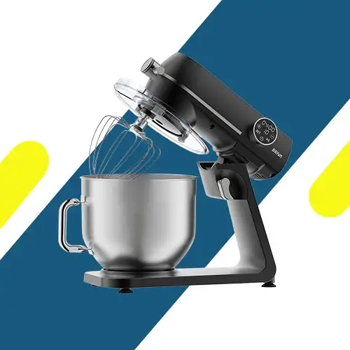 ماكينة عجن وخلط بريفا KNEADING MACHINE SMART CHEF 1800-BH152 بوعاء 8 لتر وشاشة لمس