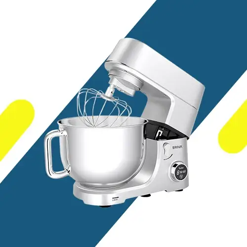 ماكينة عجن BRIVA KNEADING MACHINE SMART CHEF 1800-BH145 بوعاء 7 لتر وشاشة لمس