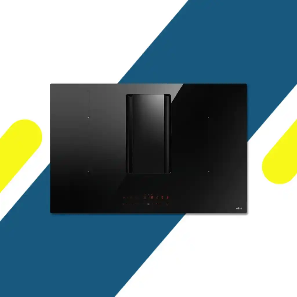 مسطح بلت إن إندكشن اليكا (ELICA) 83 سم مع شفاط مدمج – إيطالي بالكامل – موديل NIKOLATESLA ALPHA