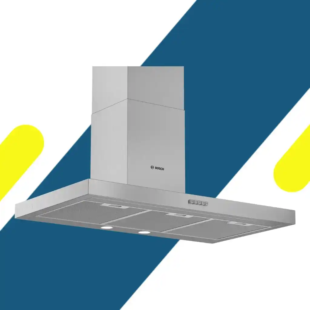 شفاط مطبخ بوش (Bosch) Series 2 حرف T مقاس 90 سم ستانلس ستيل قوة شفط 616 م³/ساعة – موديل DWB95BC50T