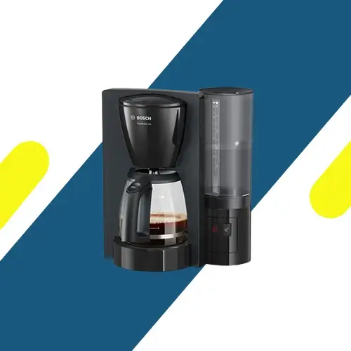 ماكينة قهوة بوش كومفورت لاين TKA6A043 - 1200 وات، سعة 10 أكواب، أسود
