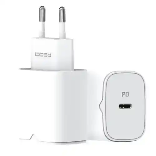 رأس شاحن PD ريتشي 20 وات USB-C | RC50E - ضمان محلي