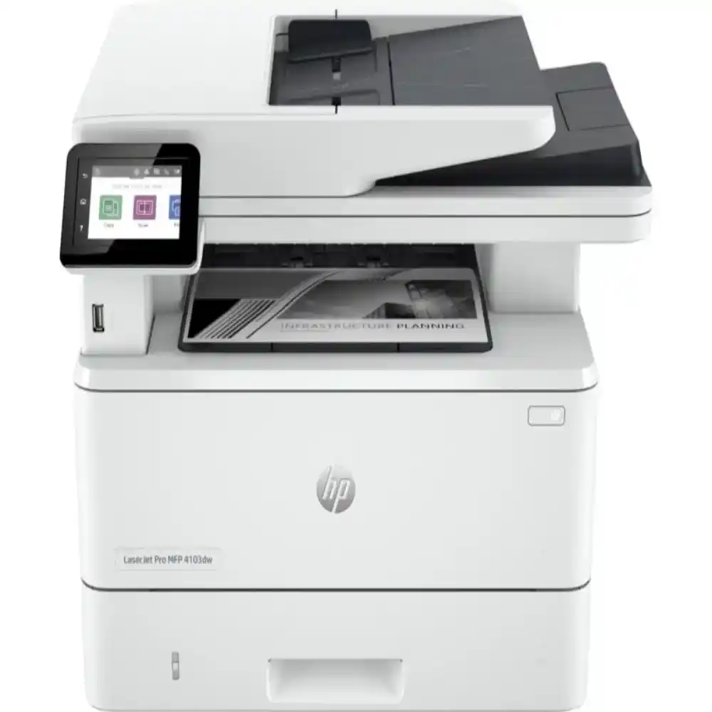 طابعة ليزر اتش بي ليزر جيت برو MFP 4103dw ، ابيض - 2Z627A