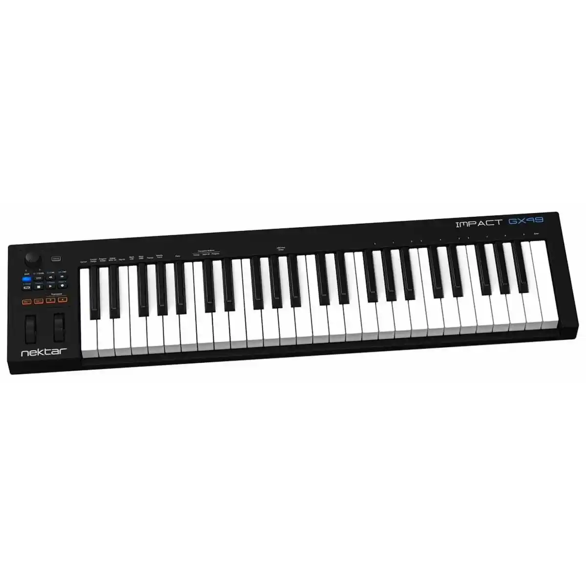 بيانو نيكتار إمباكت ميني USB، عدد 49 مفتاح، أسود - GX49