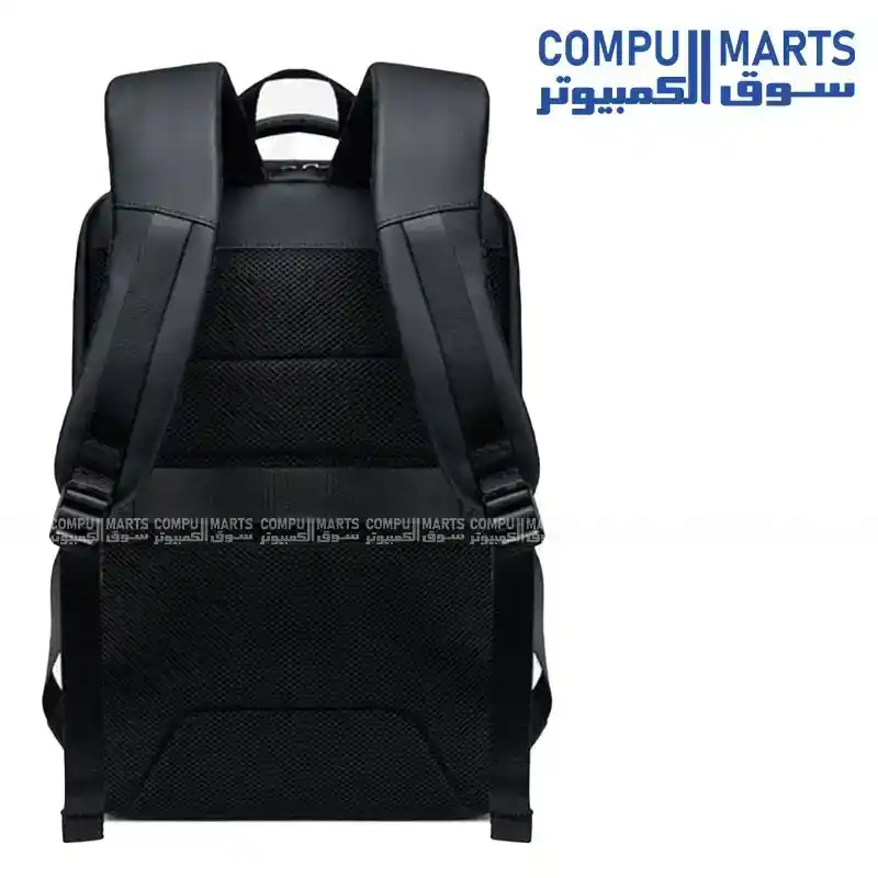 Goldenwolef GB00728 Black 15.6-Inch Laptop Bag with 18L Capacity, Water Resistance and Bottle Pocket
