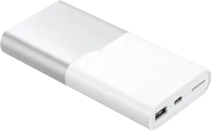 باور بانك اوبو سوبر فووك 100 وات مزود بمخرجين Type-C و USB-A بطارية 12000 مللي امبير PBSV05 - ابيض