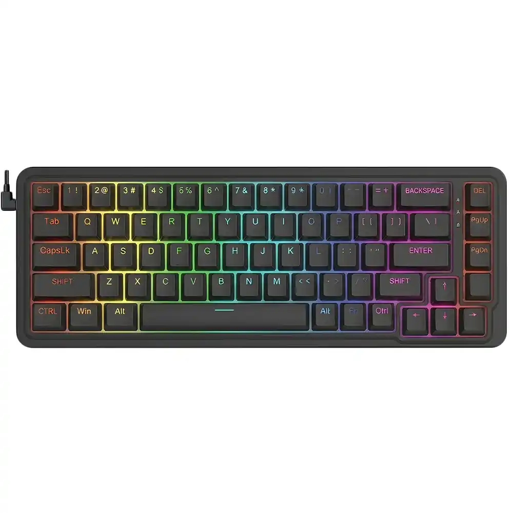 كيبورد ريدراجون سلكى RGB جيمنج إنجليزى وعربي NOVA K709