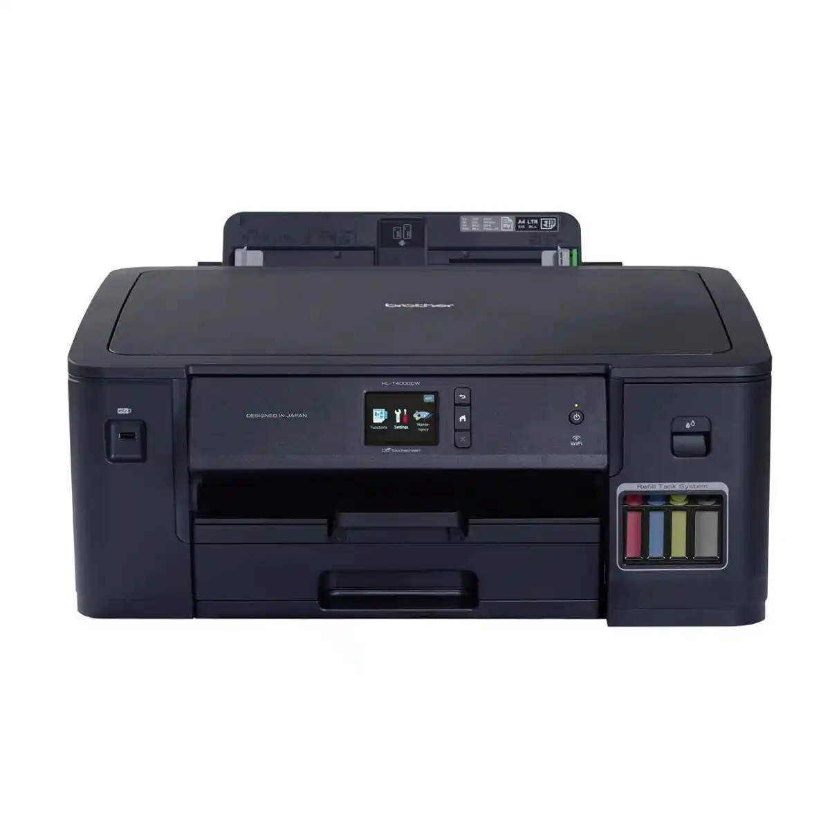 طابعة بخزان حبر لاسلكية براذر ، اسود - HL-T4000DW