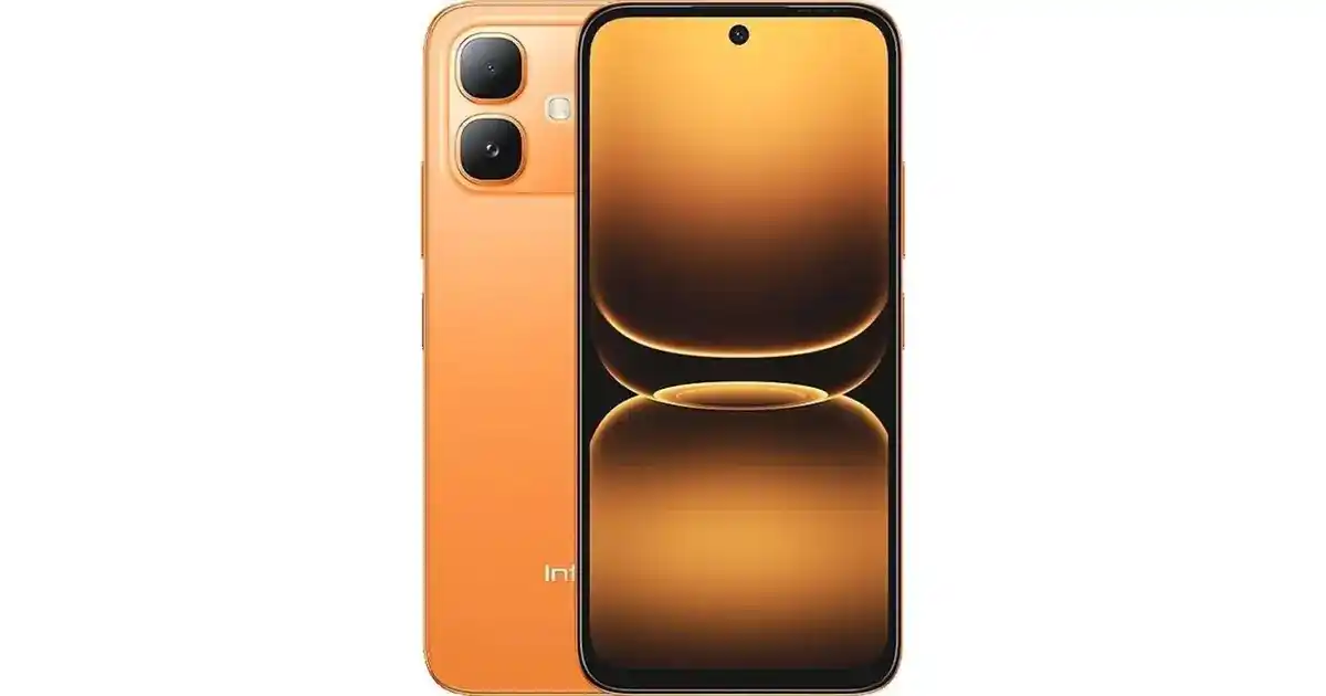 إنفينيكس سمارت 20 (128 جيجابايت، 4 جيجابايت) ثنائي الشريحة يدعم 4G لون برتقالي
