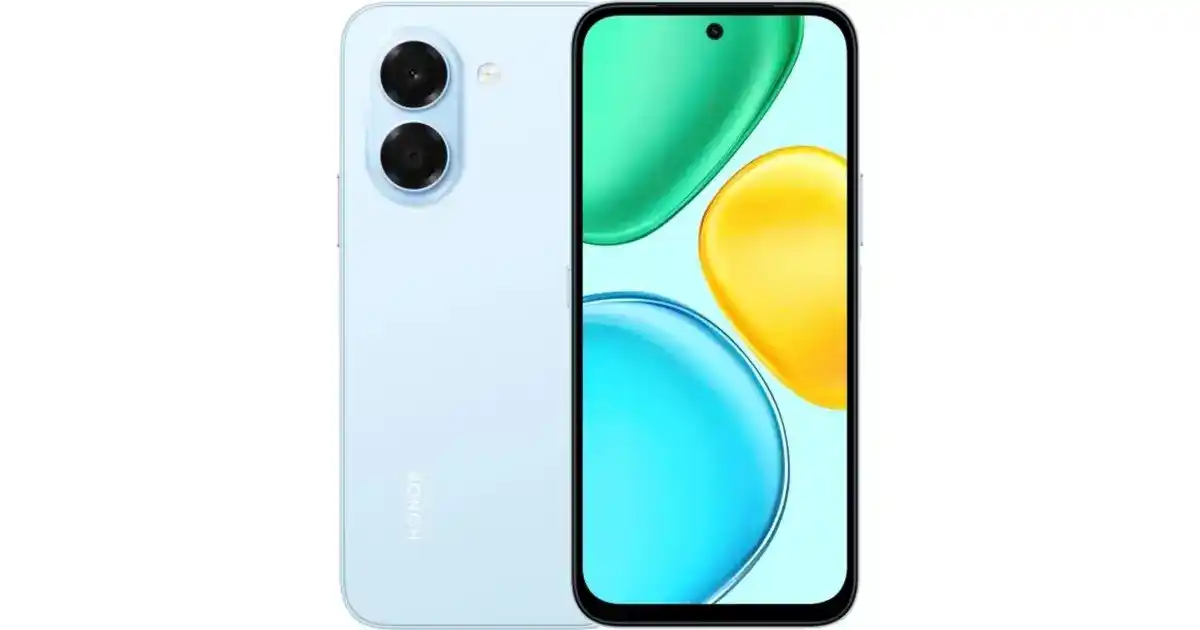 هونر X7e (128 جيجابايت، 6 جيجابايت) ثنائي الشريحة يدعم 4G لون أزرق فاتح