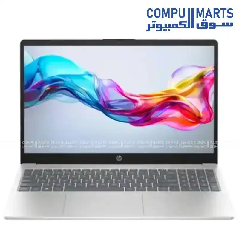 HP 15-FD0531NIA Laptop Intel Core i3-1315U 4GB RAM 256GB PCIe NVMe SSD 15.6 Inch FHD Intel UHD Graphics DOS Natural Silver