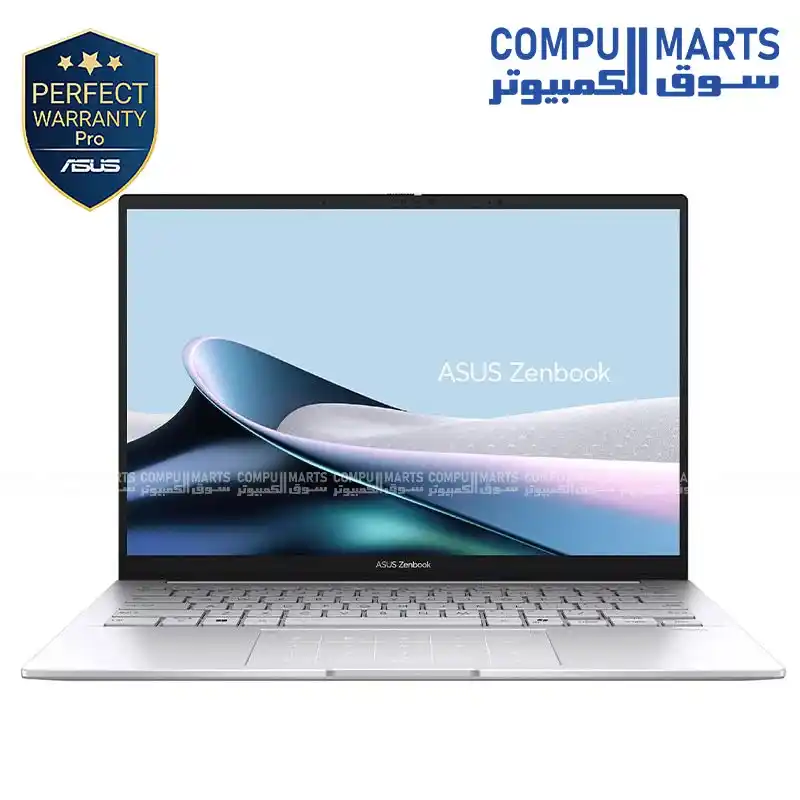 ASUS Zenbook 14 OLED UX3405CA-SU157W Core Ultra 7 255H 16GB RAM 512GB SSD Intel Arc 14" 3K 120Hz Touch Windows 11 – Foggy Silver