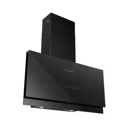 ايكوماتيك شفاط ديكورى 90 سم 1000 م3/ساعة باللمس وتحكم بالريموت كريستال اسود H9310RSBKT