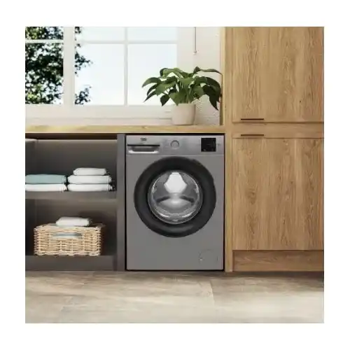 بيكو غسالة ملابس 8 كيلو 1200 لفة ديجيتال انفرتر لون فضي WFST86XS