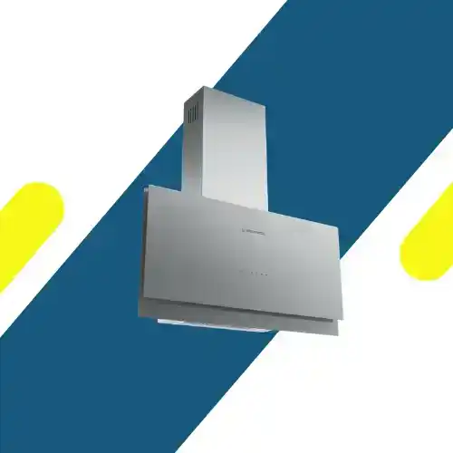 شفاط إيكوماتيك (Ecomatic) 90 سم ديكوري كريستال رمادي – H9310RSXGRT – قوة شفط 1000 م³/ساعة تحكم باللمس والريموت