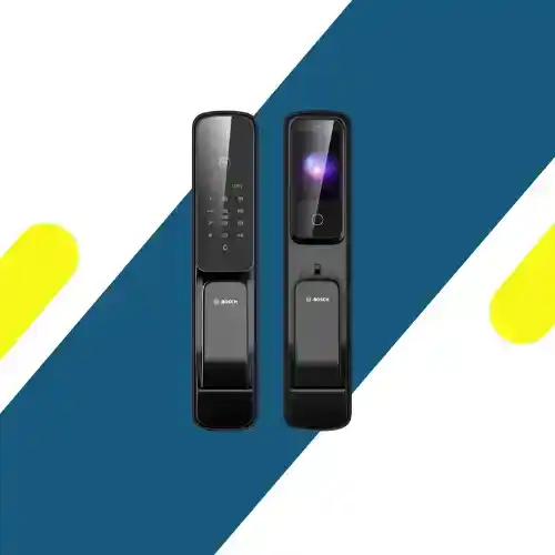 قفل باب ذكي بوش – BOSCH EL400VF 3D Face Cat Eye – بصمة وجه وإنتركم نشط