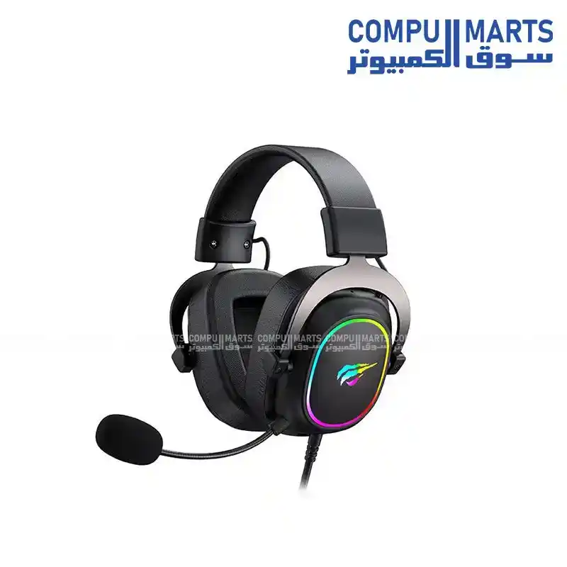 Havit H2002P Gaming Headset - RGB USB 7.1 Surround Headphone 53mm
