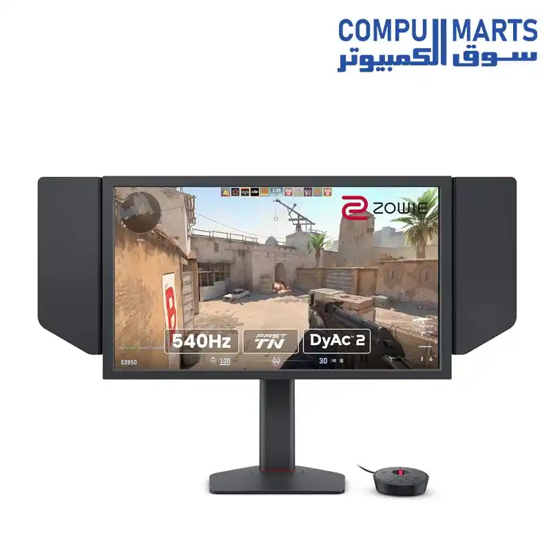 BenQ ZOWIE Gaming Monitor XL2586X 24.1-Inch Fast TN Panel 540Hz Full HD DyAc 2 0.5ms HDMI 2.1 DisplayPort 1.4 Gaming Monitor