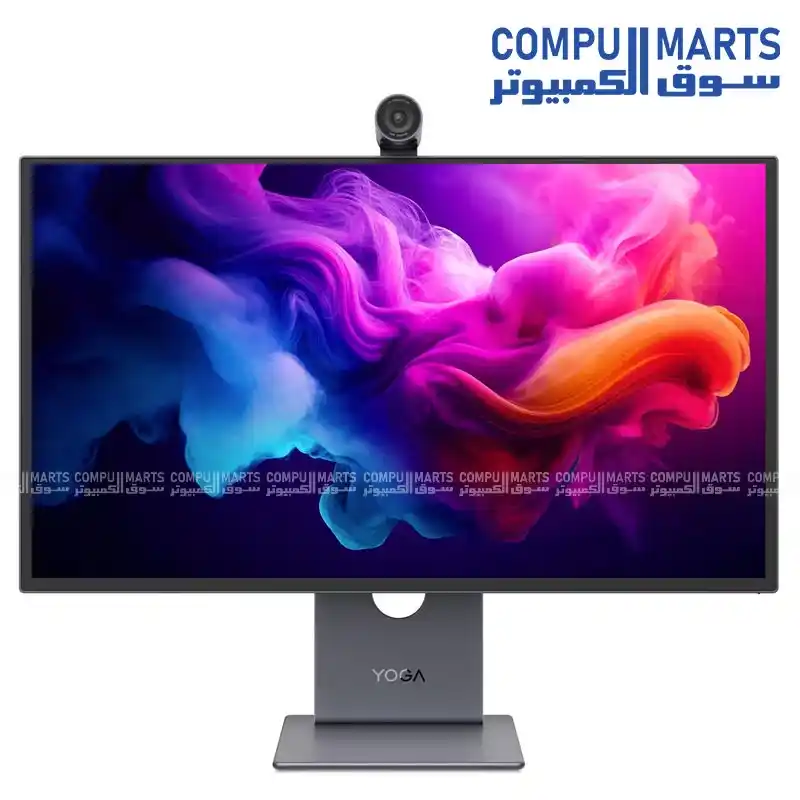 Lenovo Yoga Pro 27UD-10 26.5″ 4K Penta Tandem QD-OLED Creator Monitor – 120Hz, 0.03ms, HDR 1000 Nits, Dolby Vision, 4K Camera, Dolby Atmos 34W, USB4 140W