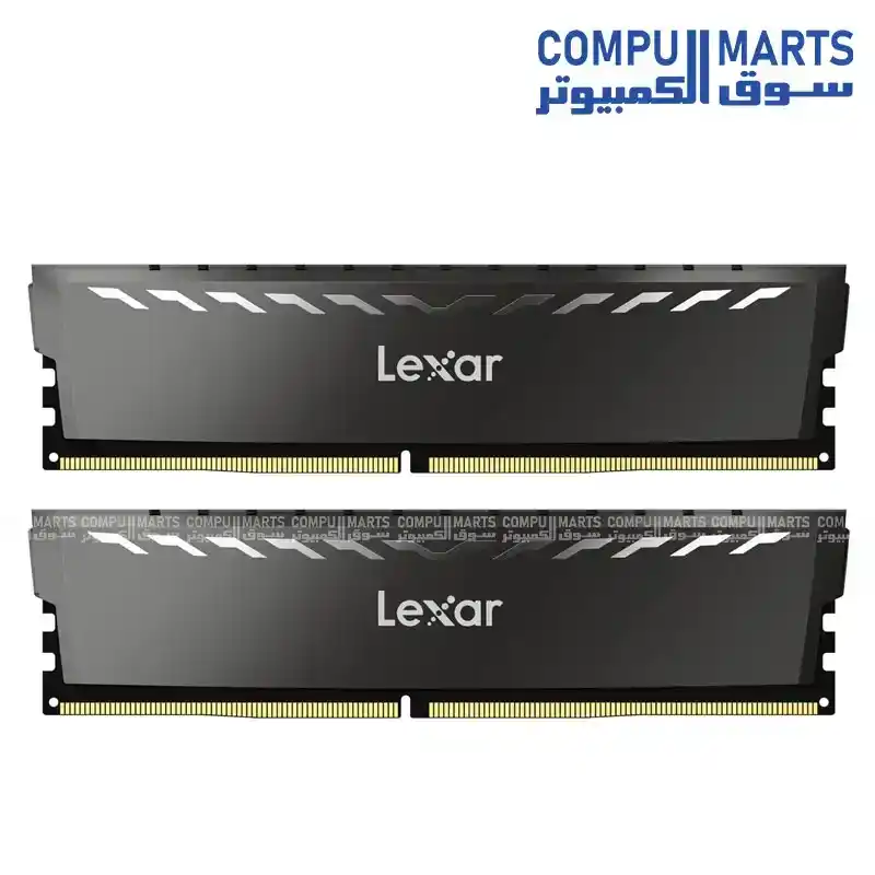 Lexar THOR DDR4 RAM 32GB Kit (2x16GB) 3200 MHz, DRAM 288-Pin UDIMM Desktop Memory, XMP 2.0 High Performance Computer Memory, CL16-18-18-38, 1.35V (LD4BU016G-R3200GDXG) SUPPORT AMD