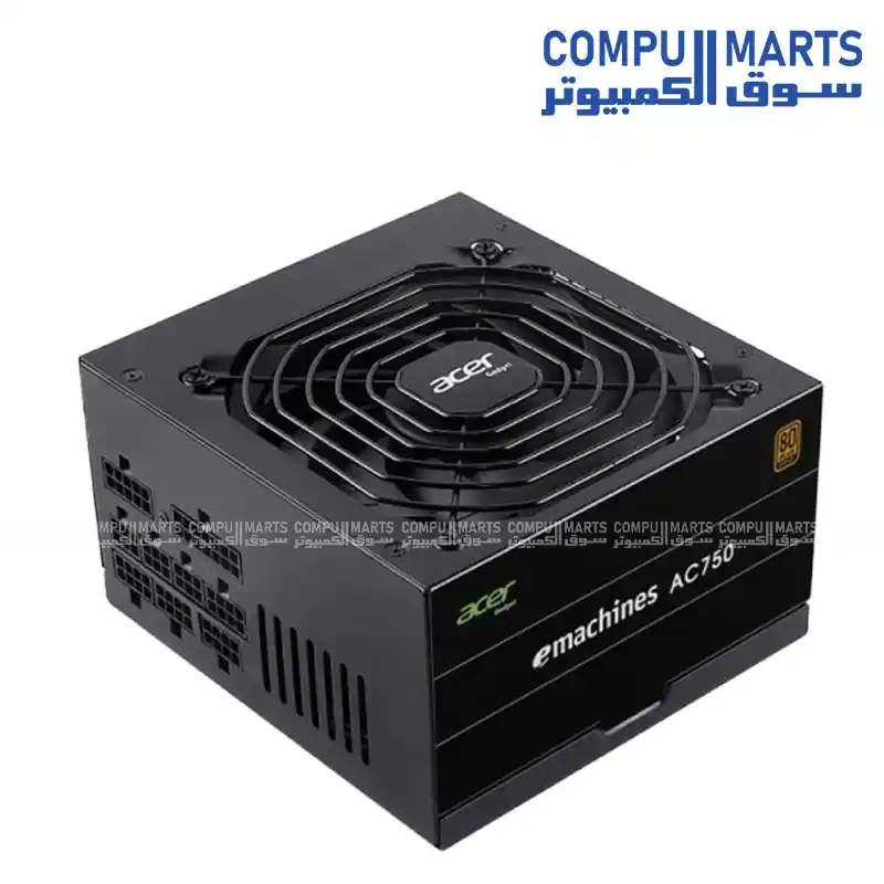 Acer AC-750 750W Full Modular 80 Plus Bronze Power Supply White/Black with PCIe 5.0 Connector