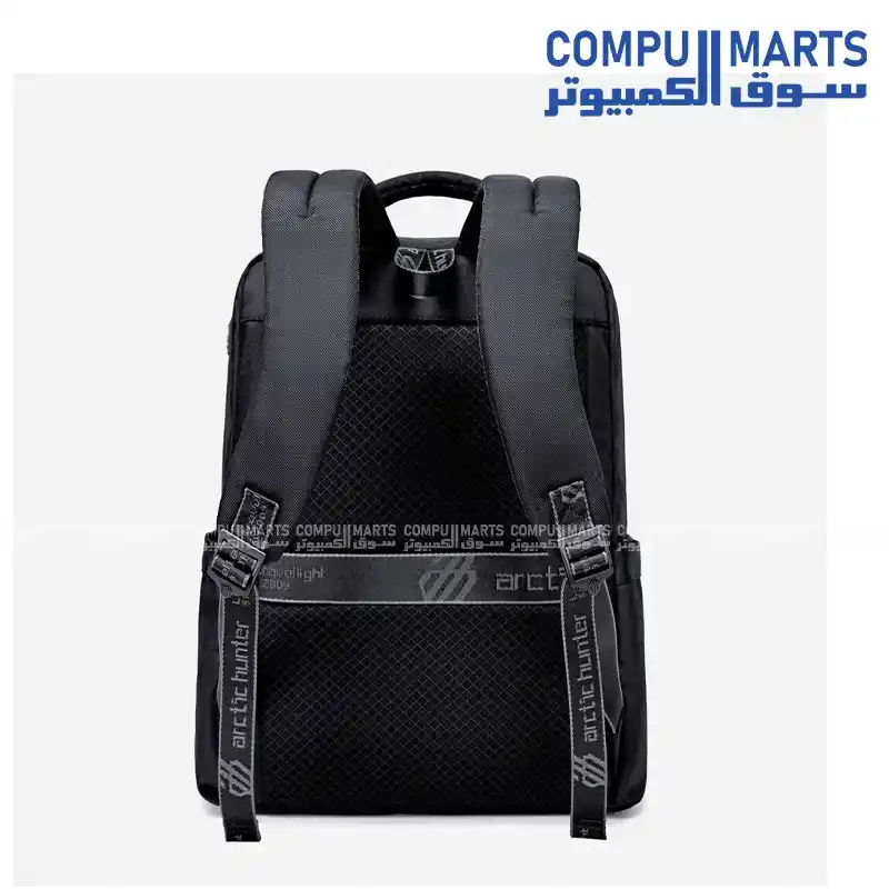 Arctic Hunter B00478 Laptop Bag 15.6 Inch Multifunctional Black 16–18L