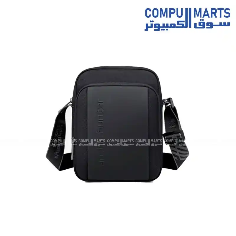 Arctic Hunter K00542 Black Crossbody Bag 9.7 Inches, 4.4L, Water Resistant