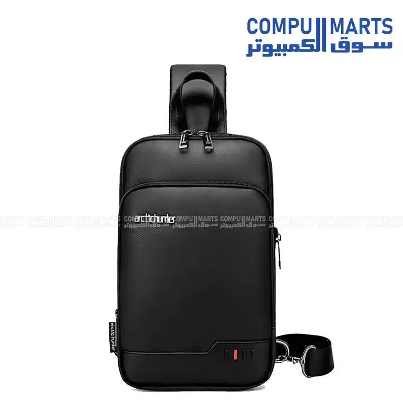 Arctic Hunter XB00113 Crossbody Bag 10" Tablet Capacity Water Resistant Black