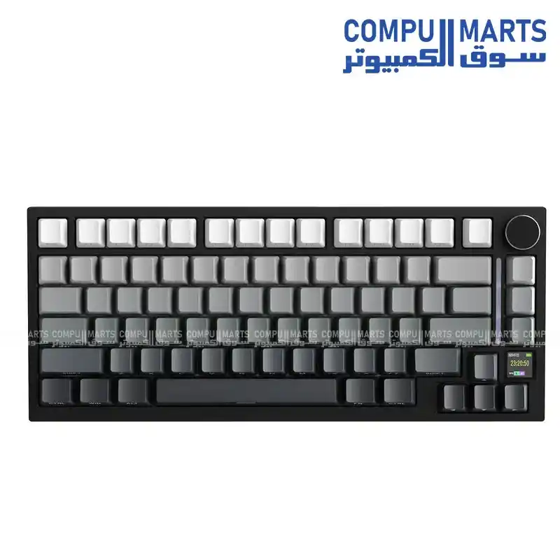 ATTACK SHARK X820Ultra Tri-mode Gasket Mechanical Keyboard 80 Keys Plus Knob 2.4G Wireless Bluetooth 5.0 USB-C Wired 4000mAh Battery TFT Smart Display