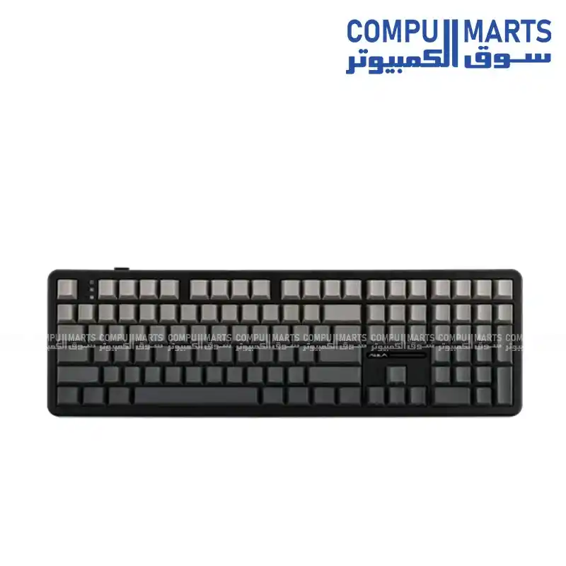AULA F108 Wireless Mechanical Gaming Keyboard 108 Keys Hot Swappable LEOBOG Graywood V3 Linear Switch 1000Hz RGB 4000mAh Bluetooth 5.0 2.4G Wired Gasket Mount Arabic Layout Keyboard