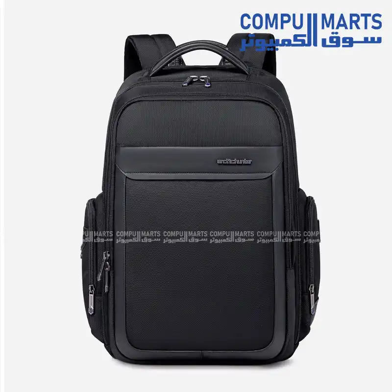 Arctic Hunter B00544 Black Laptop Backpack 17 Inches, Large Capacity, Waterproof, Laptop Compartment, 2 Compartments