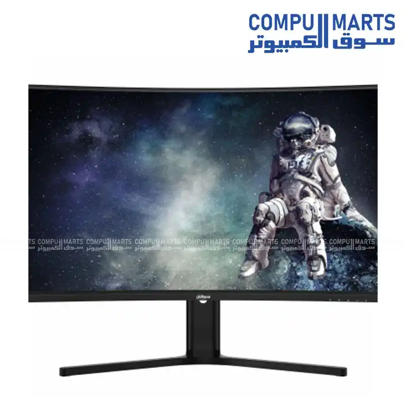 Dahua 31.5" QHD Curved Gaming Monitor - DHI-LM32-E330CA - 1500R 2K 180Hz 1ms MPRT VA Panel - HDMI/DP