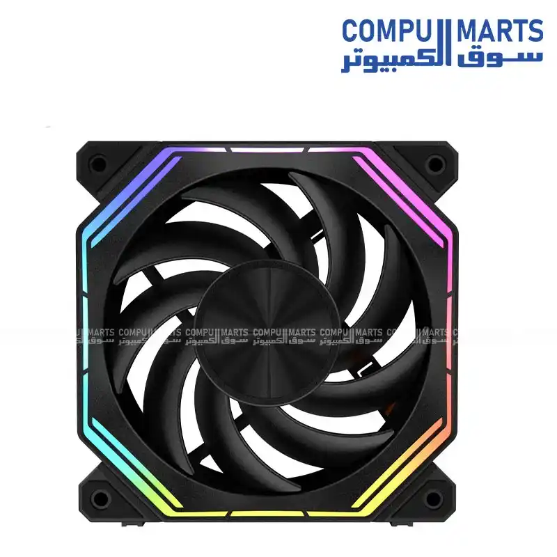 DarkFlash INF34R 120MM ARGB Case Fan Up To 2000RPM 4-Pin PWM Hydraulic Bearing-1year