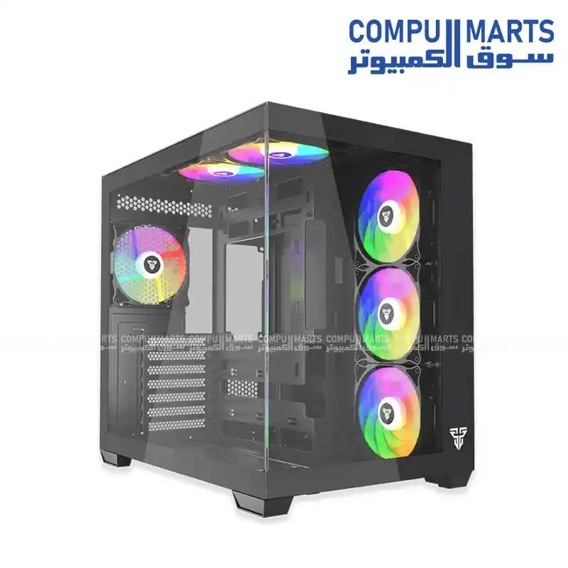 Fantech Lumina CG85X Mid Tower Gaming Case ATX Tempered Glass