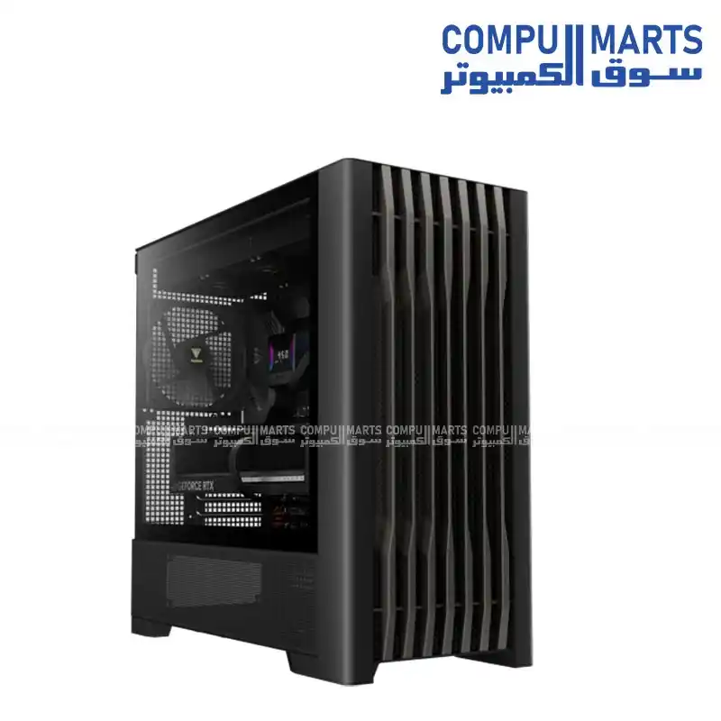 Gamdias ATHENA P3 BTF E-ATX Black Mid Tower Case with 4x140mm Performance PWM Fans and 430mm GPU Support