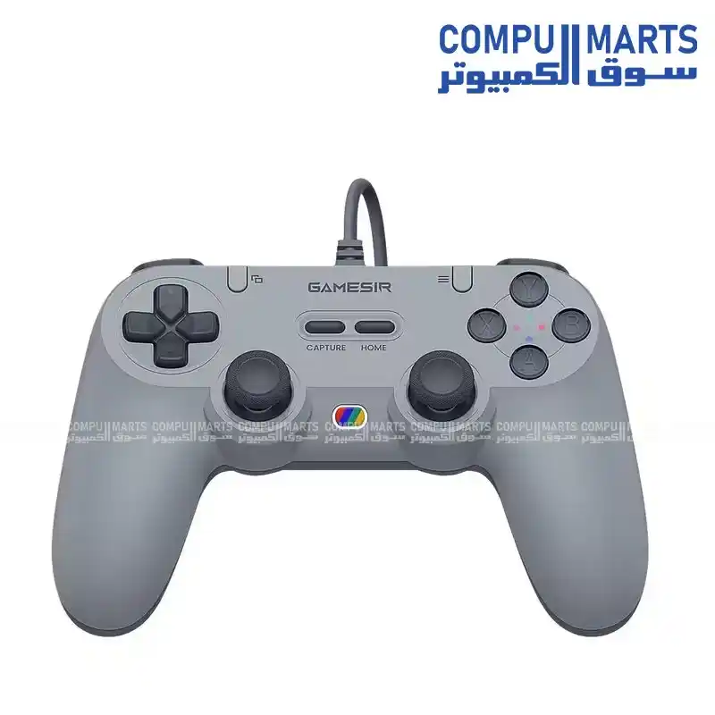 GameSir Tegenaria Lite T3 Lite Wired Symmetric Game Controller 1000Hz Hall Effect Joysticks Dual Vibration Turbo PC Switch Android iOS Gray