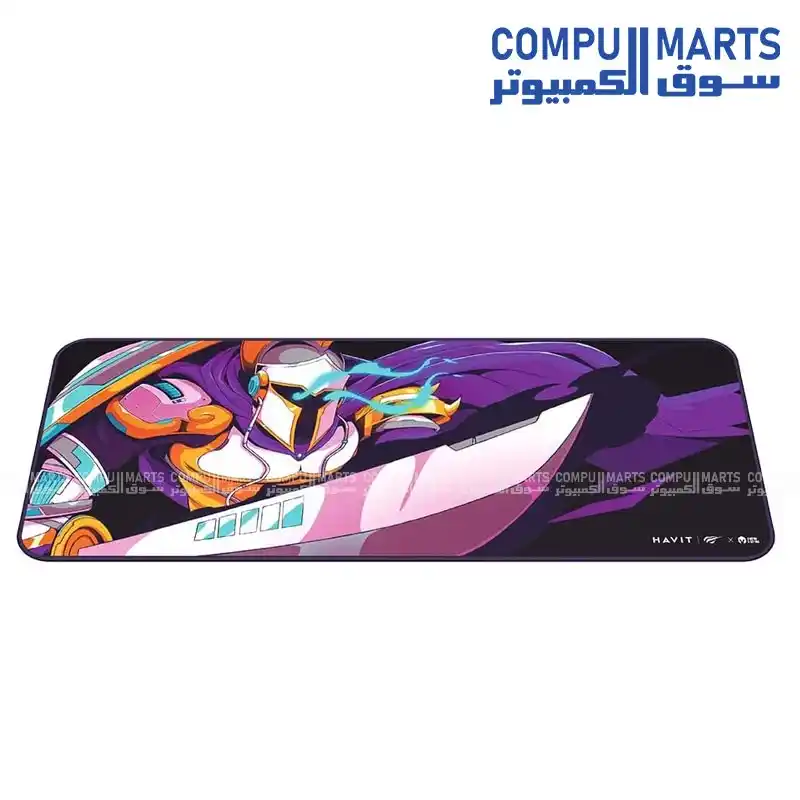 Havit GAMENOTE MP862 x VKS Large Extended Gaming Mouse Pad 70 × 30 × 0.3 cm Precision Cloth Surface Anti-Slip Rubber Base Double-Stitched Edges Black