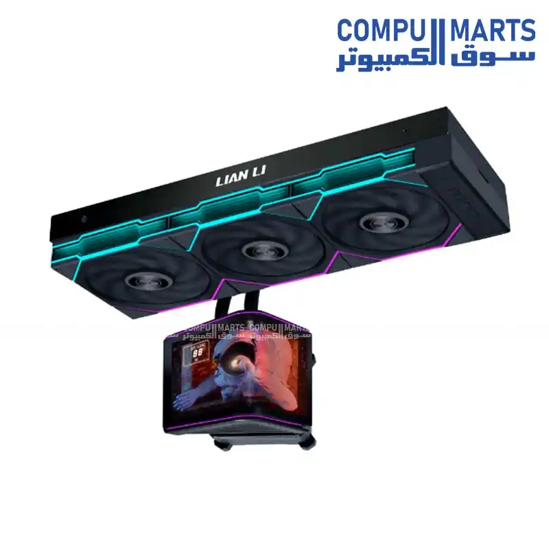 Lian Li HydroShift II OLED Curved Fanless 360MM AIO Liquid CPU Cooler