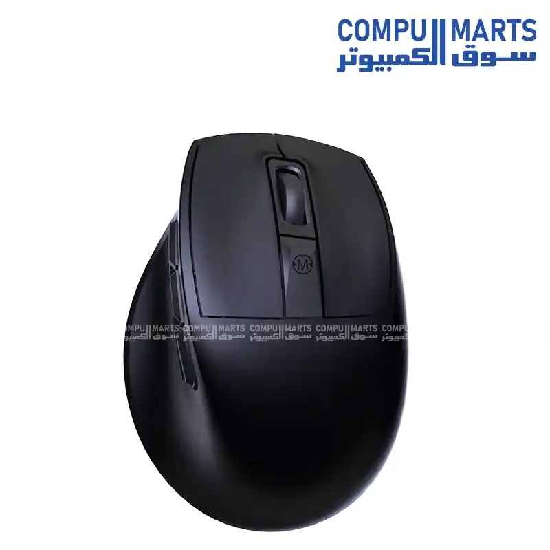 Meetion BTM660 Ergonomic Wireless Bluetooth Rechargeable Mouse, 9 Buttons, 700mAh, Type-C