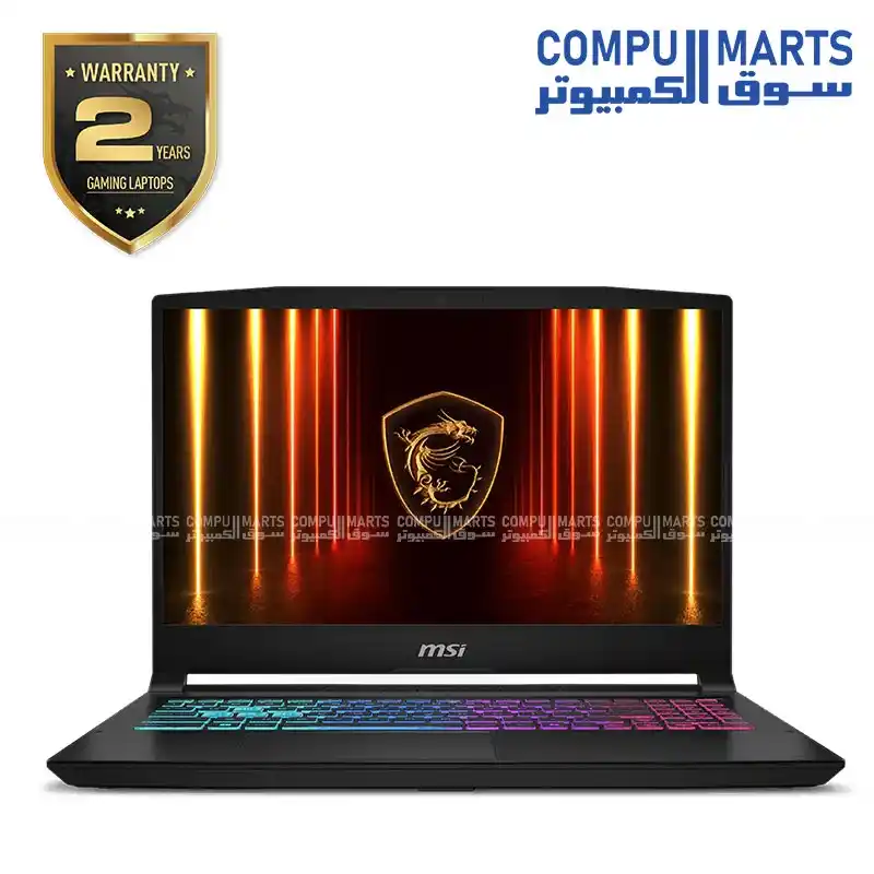 MSI Katana 15 HX B14WGK Gaming Laptop Intel Core i7-14650HX, 16GB DDR5, 1TB PCIe Gen4 SSD, RTX 5070 8GB, 15.6" QHD 165Hz, Windows 11 Home, Black