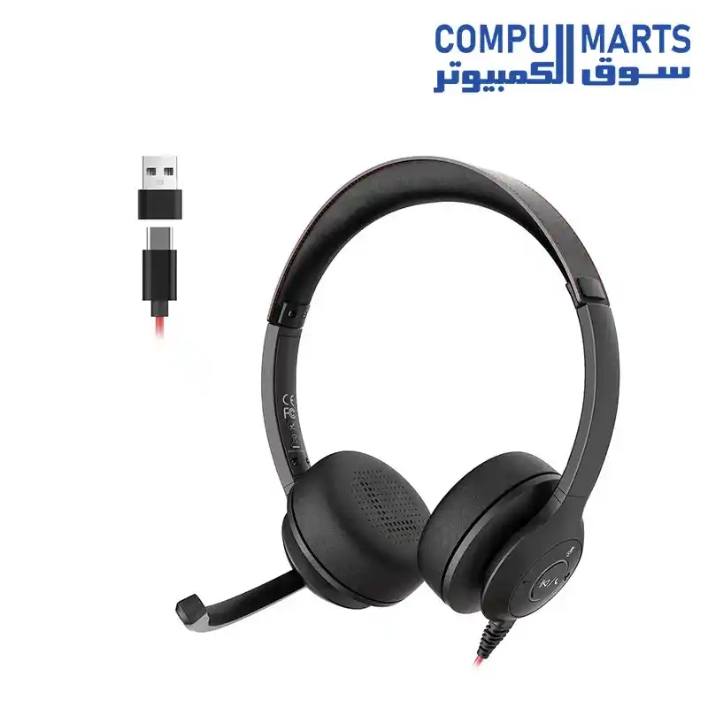 ONIKUMA X37 Type-C to USB Headset HD Audio Noise-Canceling Mic Call Center Office Headset ONIKUMA X37 headset Type-C to USB Egypt