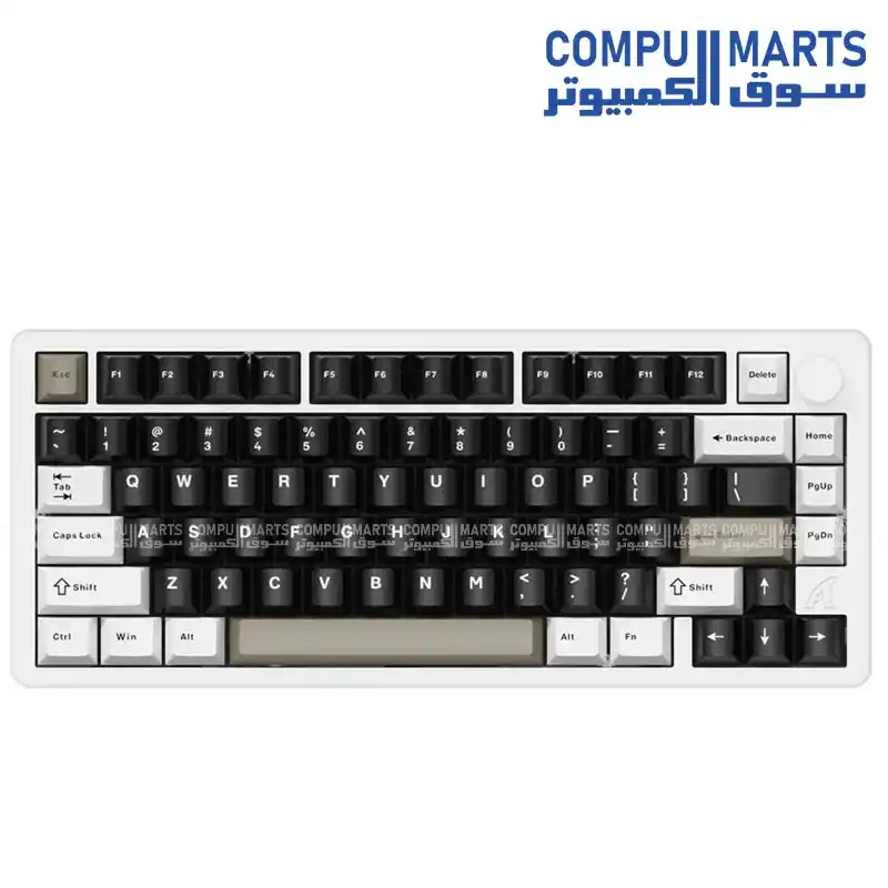 ATTACK SHARK X86 Full Aluminum Wireless Mechanical Keyboard 82 Keys RGB Hot Swappable Matcha Switch Tri-Mode CNC Aluminum