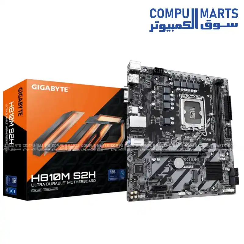 GIGABYTE H810M S2H Rev. 1.0 Micro ATX Motherboard LGA1851 DDR5 PCIe 4.0