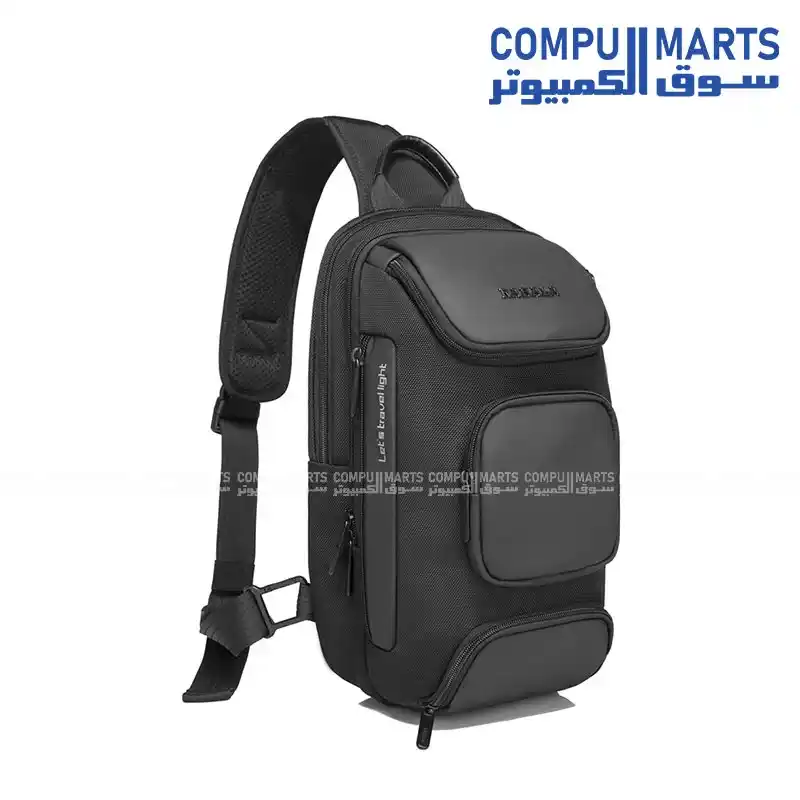 Rahala R7086 Waterproof Crossbody Backpack Shoulder Bag for Men with USB Charging Port