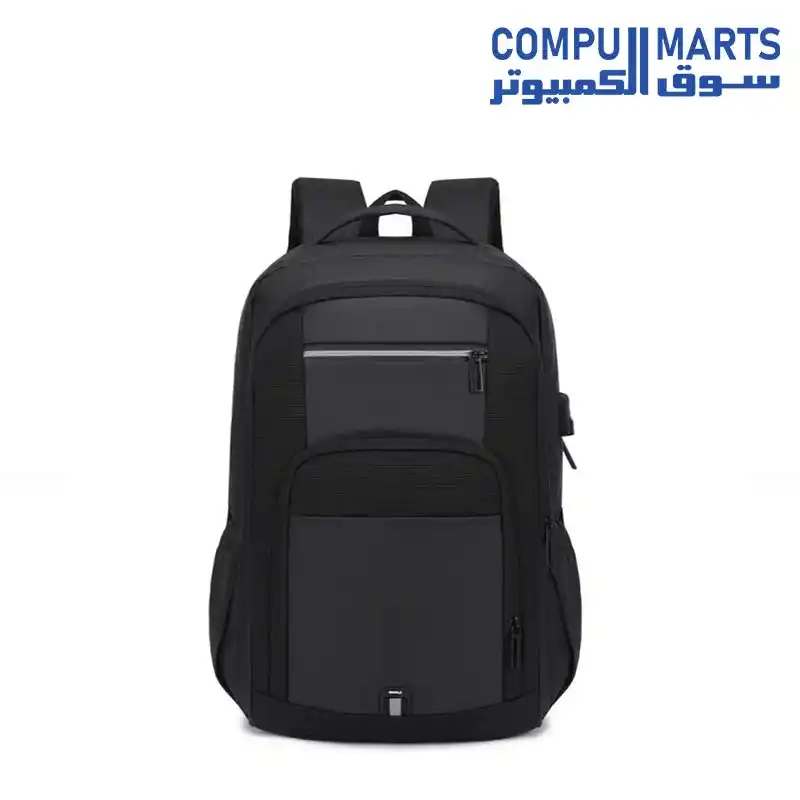 Rahala RAL-619 15.6 Inch Laptop Backpack Black