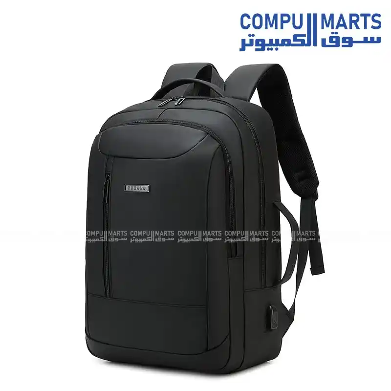 Rahala RAL808 15.6 Inch Laptop Backpack 23L Water Resistant Black