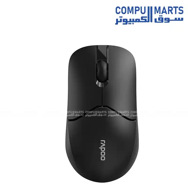 Rapoo 1510 Wireless Mouse 2.4 GHz 1200 DPI Optical Sensor 3 Buttons 1 AA Battery Up to 12 Months Battery Life