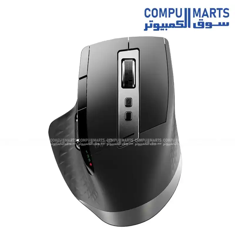 Rapoo MT750 Plus Ergonomic Multi-Mode Wireless Mouse – Bluetooth 5.0 + 2.4GHz, 4000 DPI, USB-C Charging