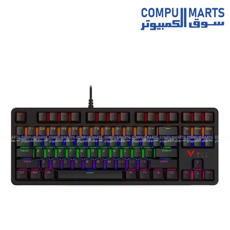 Rapoo V500PRO-87 Backlit Mechanical Gaming Keyboard 87 Keys